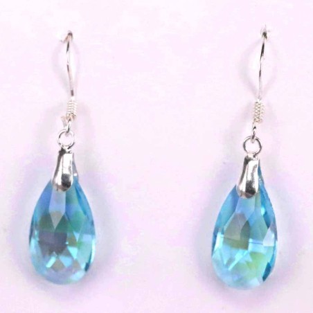 Earring suaros.A Drop Blue Color