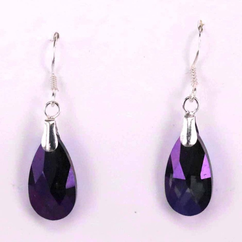 Earring Suaros. A Drop Blue Color