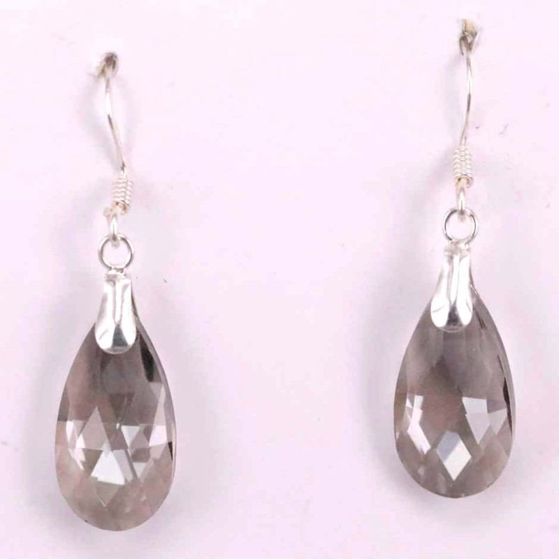 Earring suaros.A Drop Grey Color