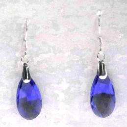 Earring Suaros. A Drop Blue Color