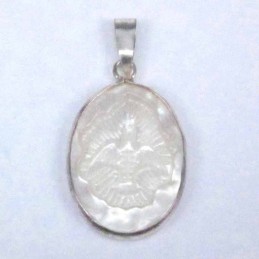 Pendant 20mm. MOP laser cuting