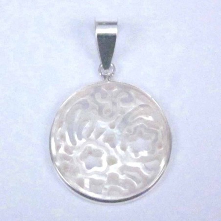 Pendant 25mm. Laser Cuting star flowers