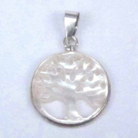 Pendant 17mm. cuting laser tree of life