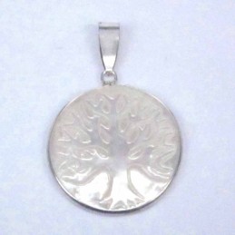Pendant 27mm cuting laser tree of life