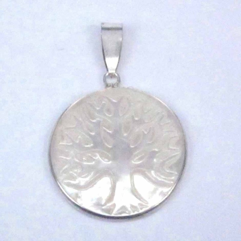 Pendant 27mm cuting laser tree of life