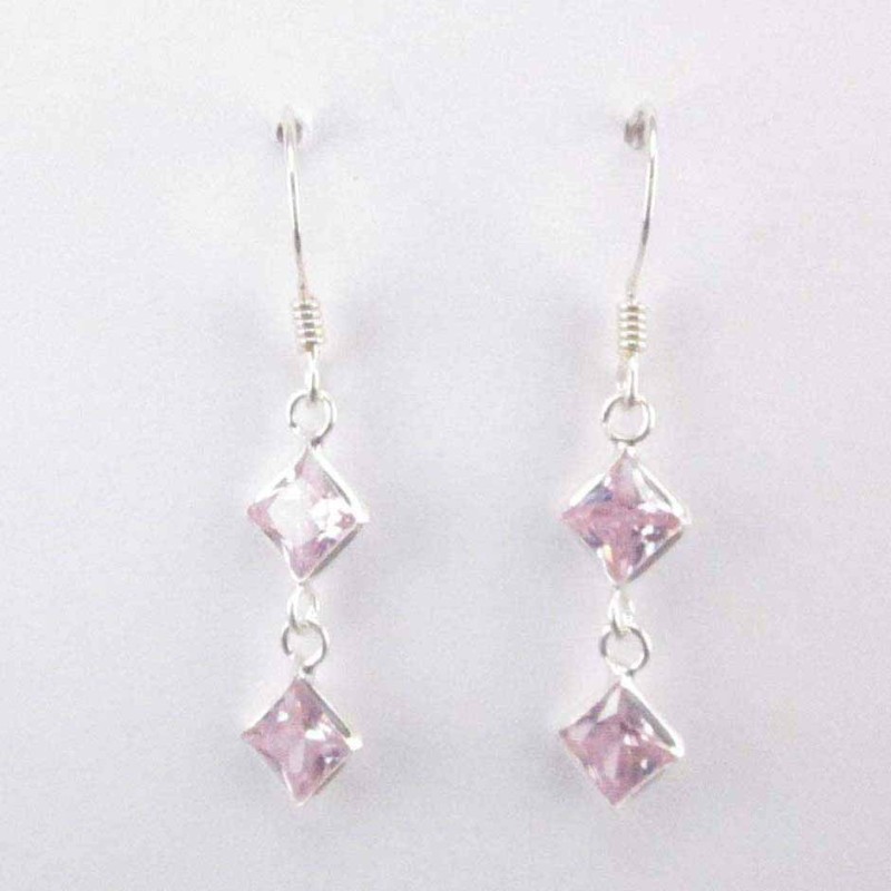 Ea c.z. 2 st. sq 5x5 Rose Color