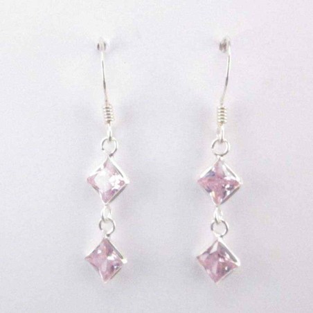 Ea c.z. 2 st. sq 5x5 Rose Color
