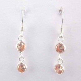 Ea c.z. 2 st. rd 6mm. Citrine Color