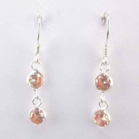Ea c.z. 2 st. rd 6mm. Citrine Color