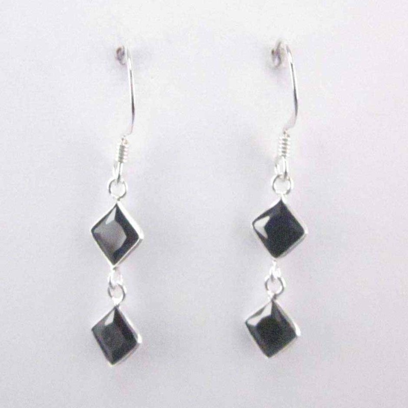 Ea c.z. 2 st. sq 6x6mm. Black