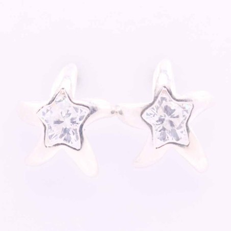 Ea C.Z. Sea Star 13mm. White Color