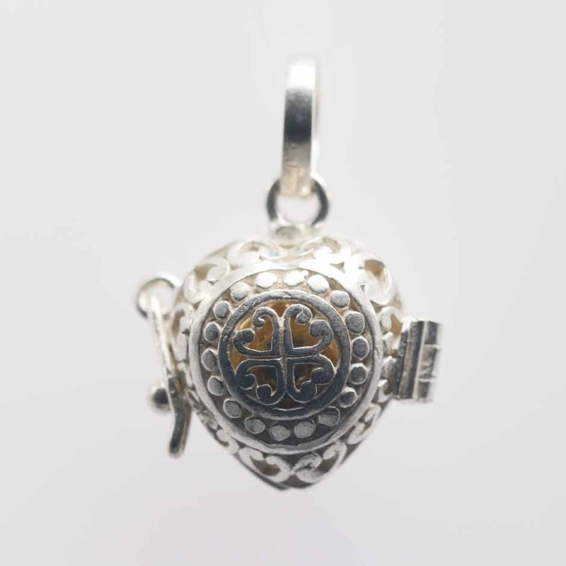 Pendant Heart basket 11mm.