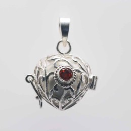 Pendant Ball Heart basket 16mm.