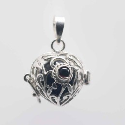 Pendant Ball Heart basket 16mm.
