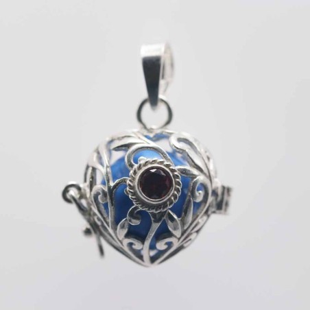 Pendant Ball Heart basket 16mm.