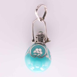 Pendant Ball sound Color Paint with Stone