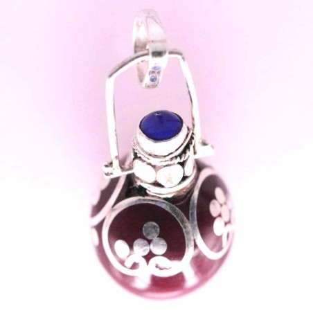 Pendant Ball sound Color Paint with Stone