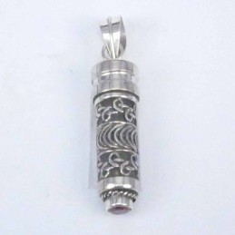 Pendant Tube Box with Stone