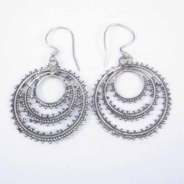 Earring pc by pc Hand make Plain Round