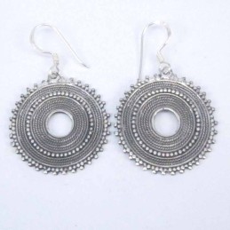 Earring pc by pc Hand make Plain Round