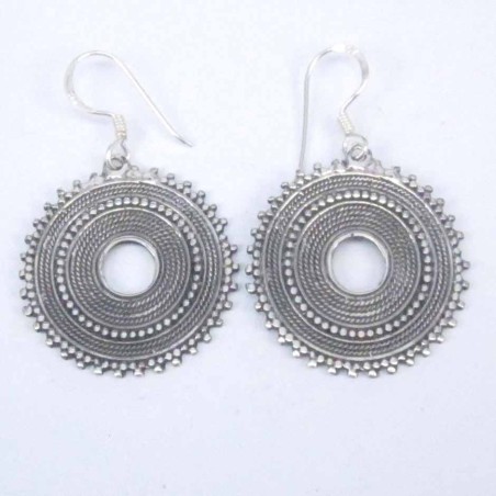 Earring pc by pc Hand make Plain Round