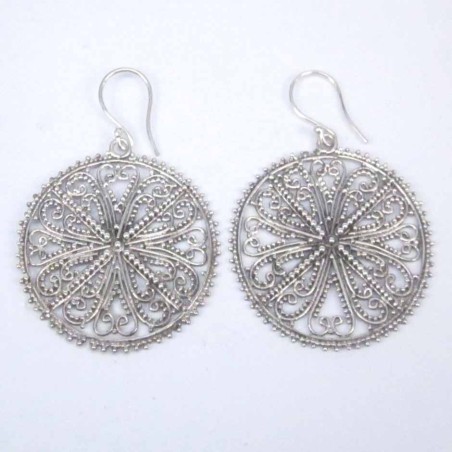 Earring pc by pc Hand make Plain Round