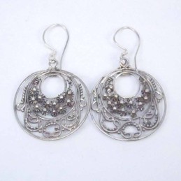 Earring pc by pc Hand make Plain Round