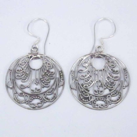 Earring pc by pc Hand make Plain Round