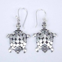 Earring Turtle Hand Make