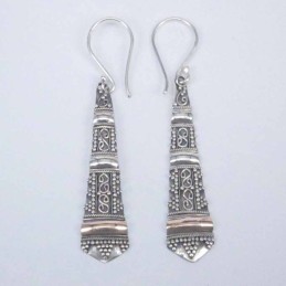 Earring pc by pc Handmake Plain & lam.color Long.