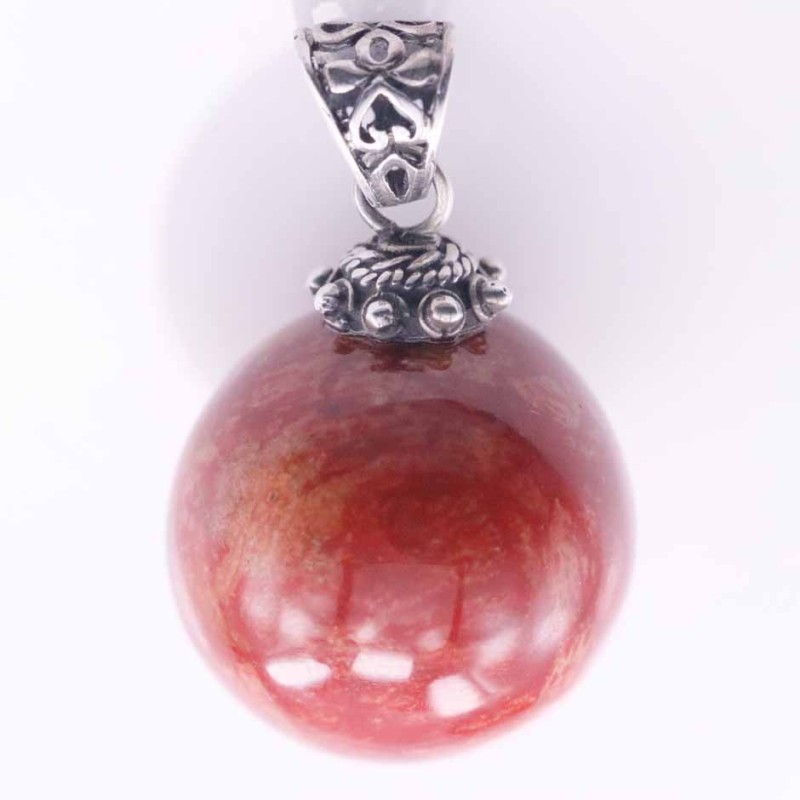 Pendant Ball 21mm. sound Coral