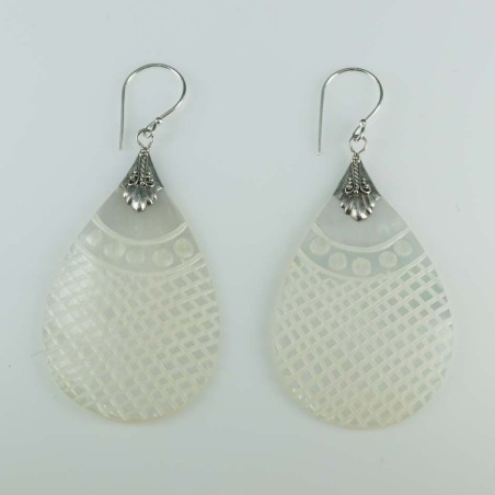 Earring Drop MOP Shell