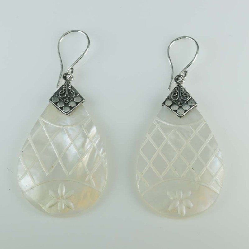 Earring Drop MOP Shell