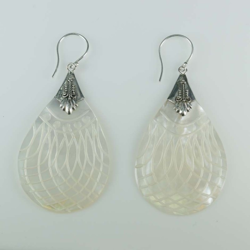 Earring Drop MOP Shell