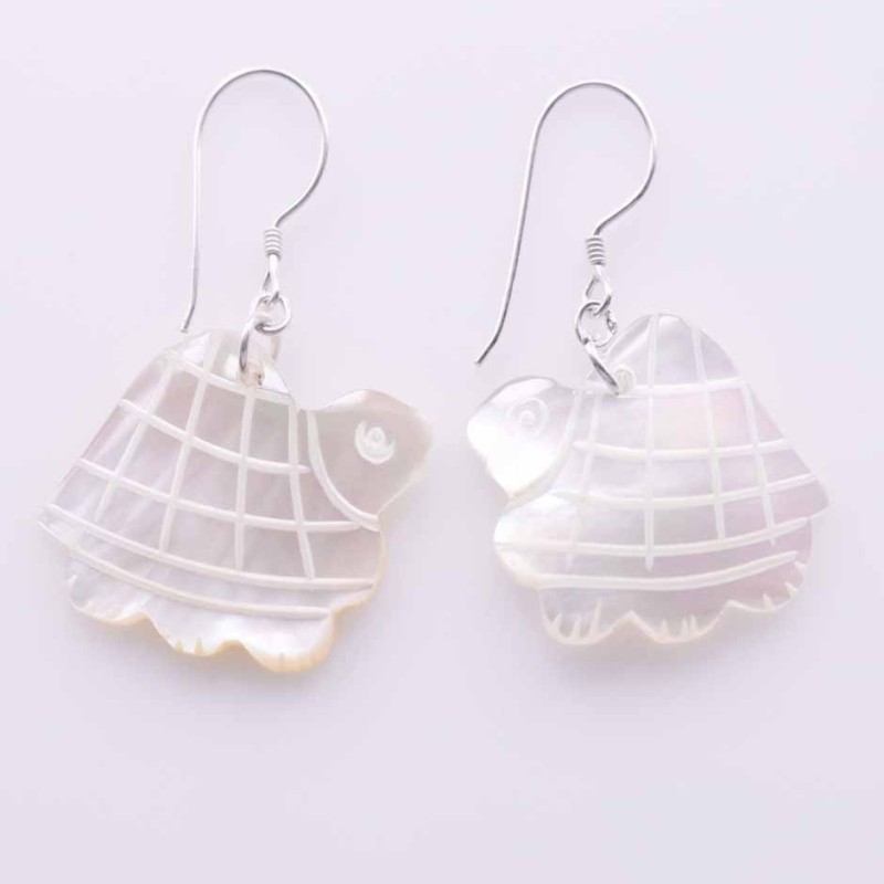 Earring Turtle MOP Shell