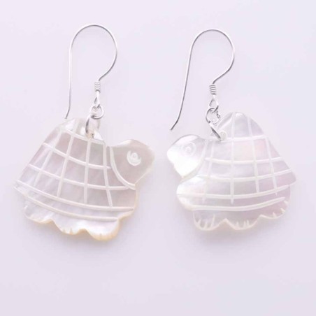 Earring Turtle MOP Shell