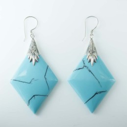 Earring Lanz. Turquoise Color Stone