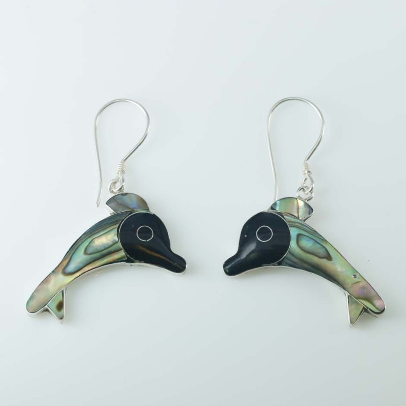 Earring Fish Abalon Shell