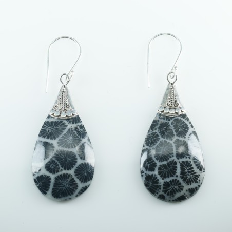 Earring Drop coral