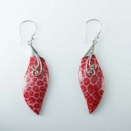 Earring Lanz. coral