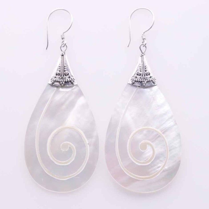 Earring Drop MOP Shell
