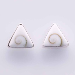 Earring Triangle Mix Shell