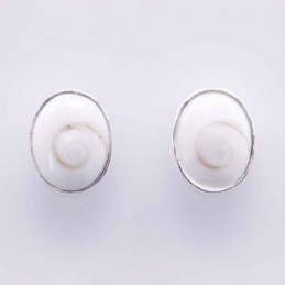 Earring Oval Mix Shell