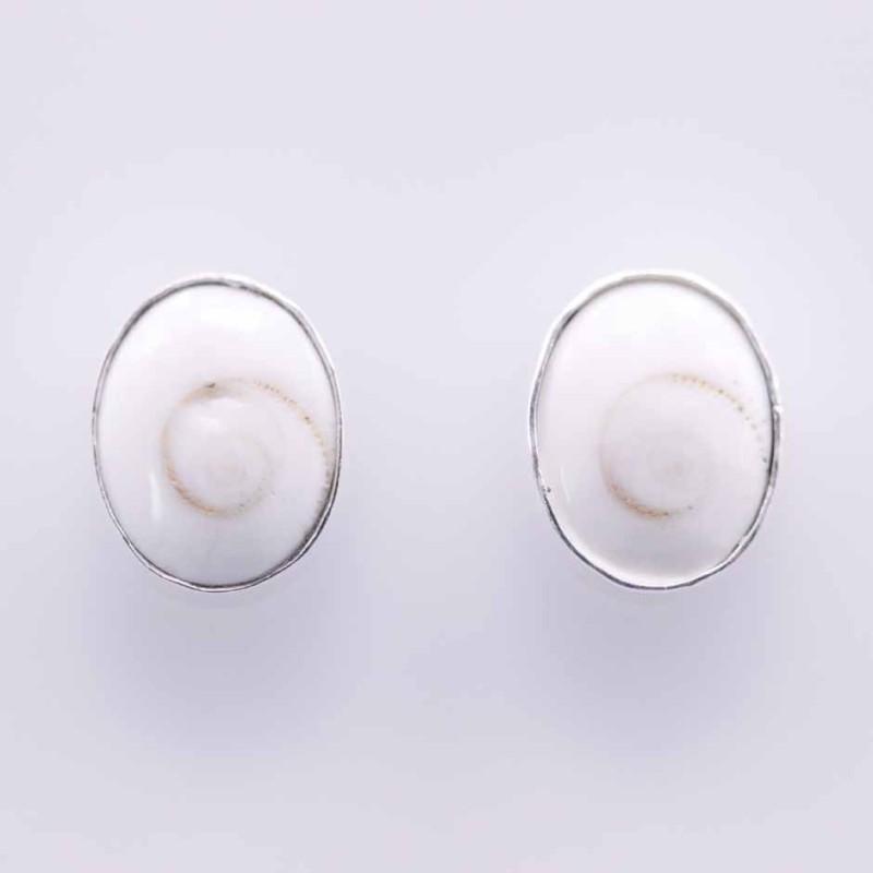Earring Oval Mix Shell