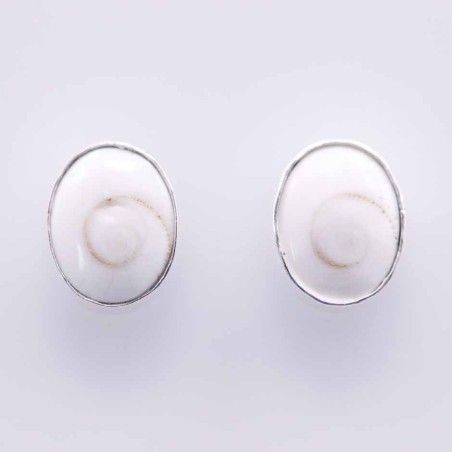 Earring Oval Mix Shell