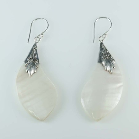 Earring Rhombus MOP Shell