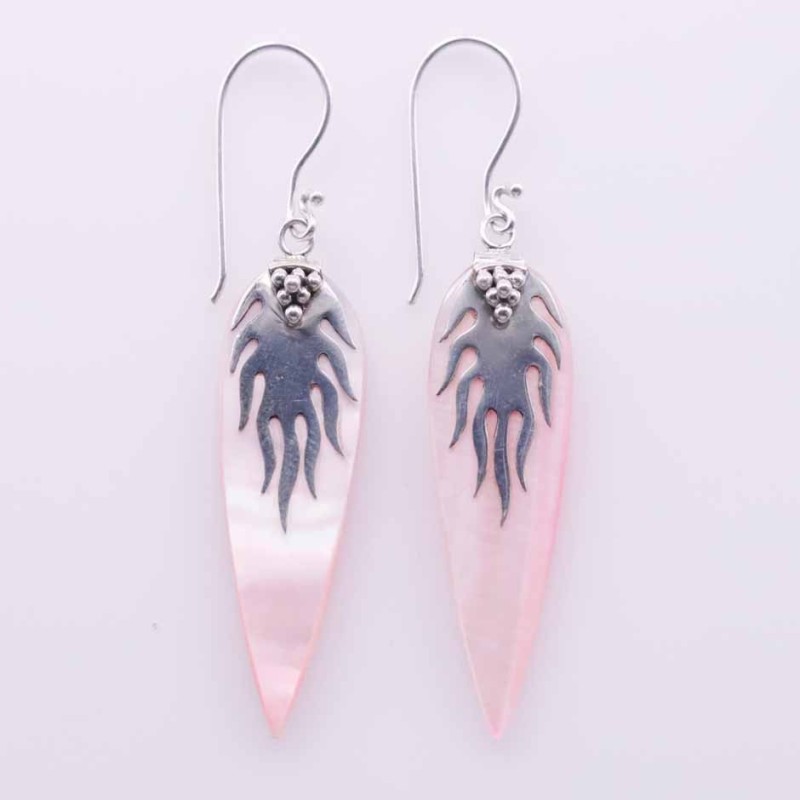 Earring Triangle MOP Shell Earring Triangle MOP Shell