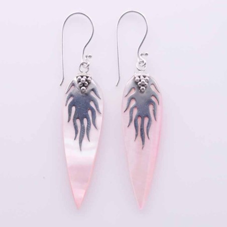 Earring Triangle MOP Shell