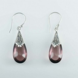 Earring Drop Color Stone +...