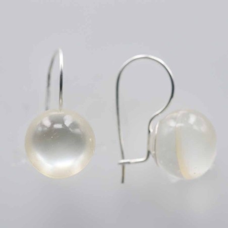 Earring Ball 10mm. Mother Of Pearl